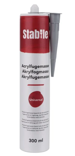Akryl^Stabile Akrylfugemasse grå 300 ml -