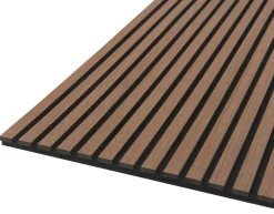 Akustikkpanel^Fibrotech Akustikkpanel Quanti 18 x 520 x 2440 mm Walnut