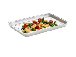 Grilltilbehør^Grillexpert Aluminiumsform med hull 34,2 x 22,8 cm 5 stk. -