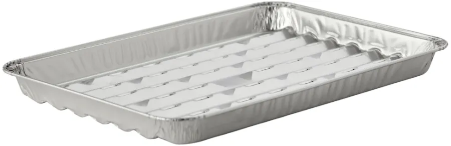 Grilltilbehør^Grillexpert Aluminiumsform med hull 34,2 x 22,8 cm 5 stk. -