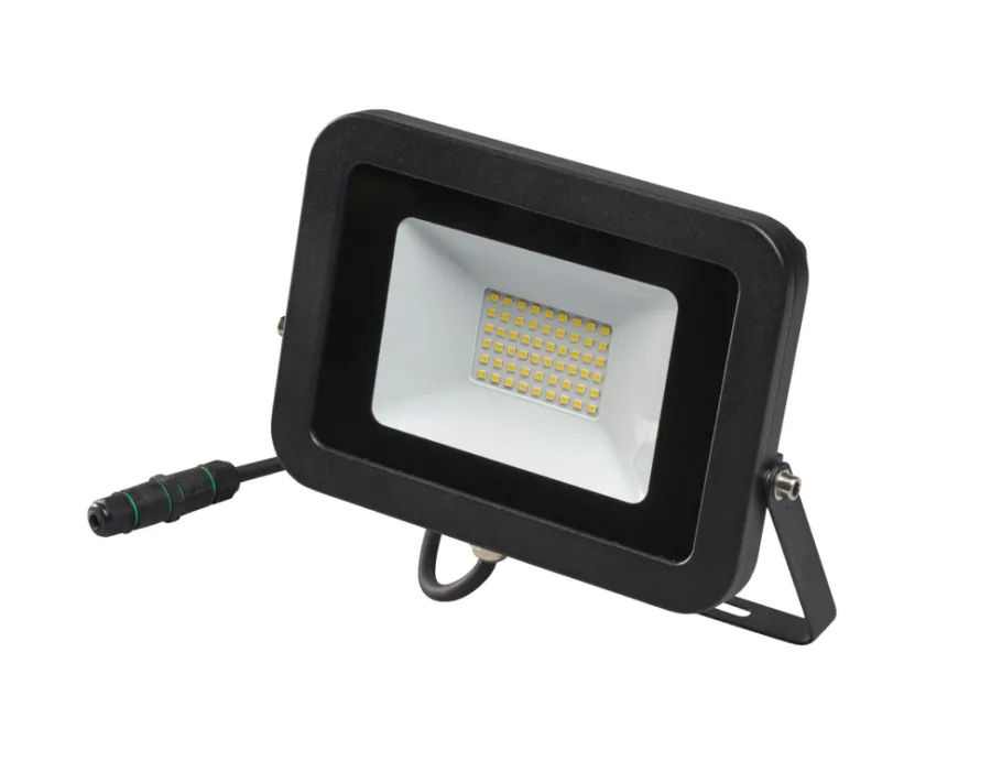 Arbeidslamper^ Arbeidslampe inkl. 50 W LED-pære Svart