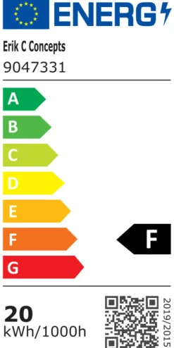 Arbeidslamper^ Arbeidslampe inkl. 20 W LED-pære Svart