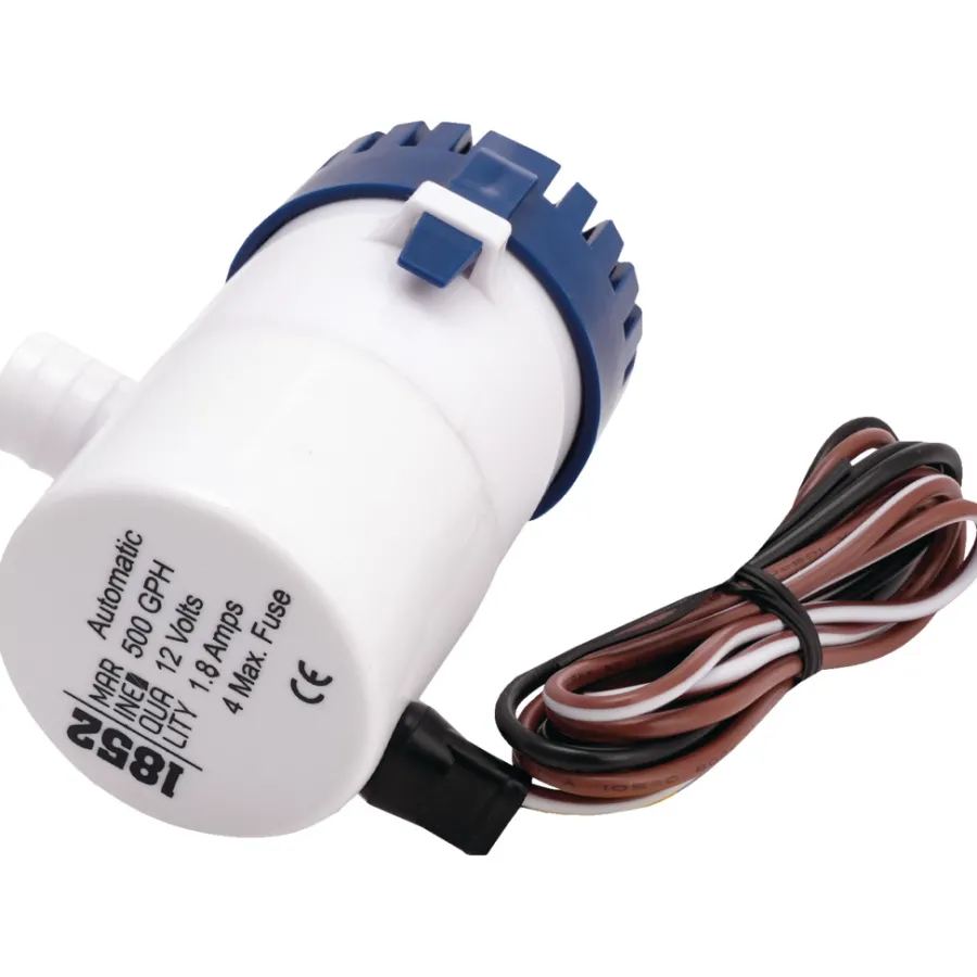 Båtutstyr & Båtpleie^1852 Automatisk lensepumpe 550 GPH 12 V