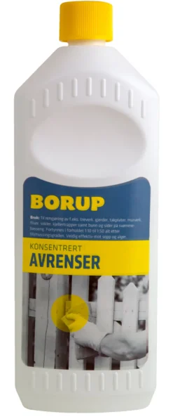 Grunnrens^Borup Avrenser konsentrert 1 liter -