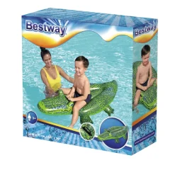Strand- & Badeleker|Bassengtilbehør & Pleie^Bestway Badedyr krokodille 148 x 67 cm -