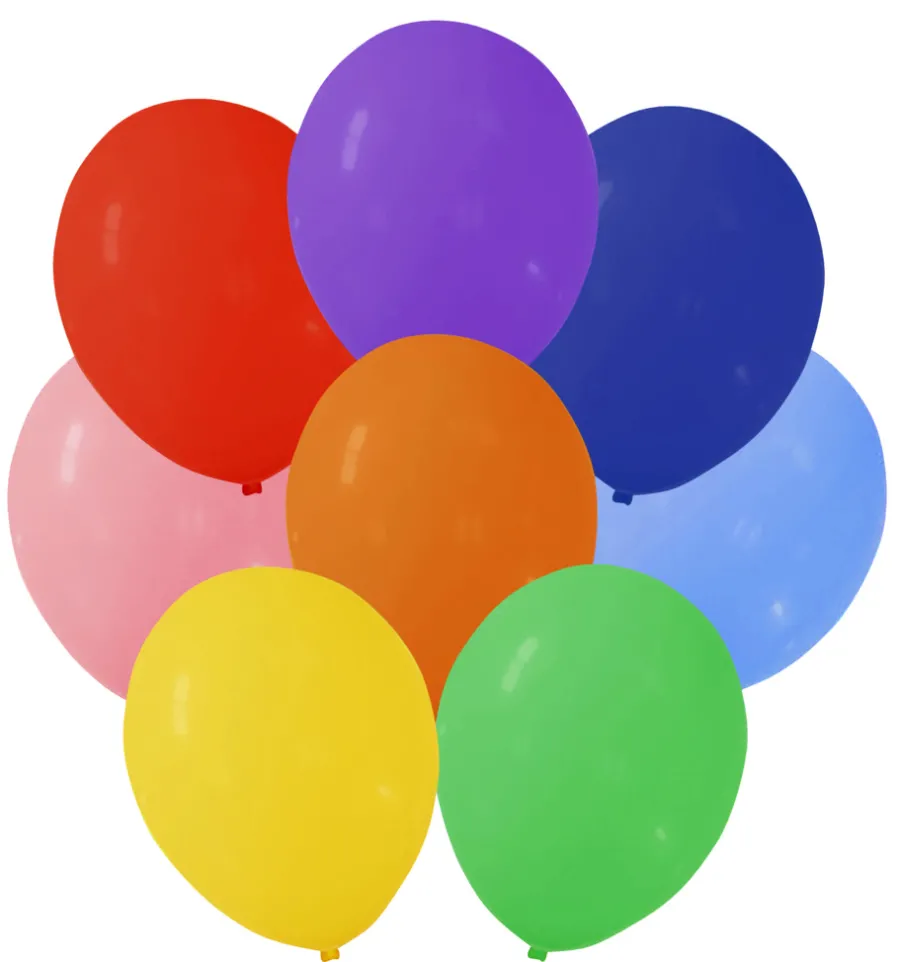 Pynt & Festutstyr^ Ballonger 23 cm 30 stk. multifarget