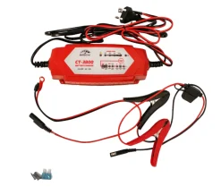 Bilbatterier, El-Ladere & Ladekabler^Autozone Batterilader 1-3,5A/6-12V -