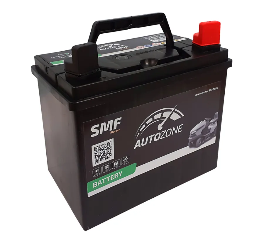 Tilbehør Til Hagemaskiner^Autozone Batteri til hagetraktor (+h) -