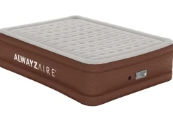 Luftmadrasser & Pumper^Bestway AlwayzAire Fortech luftmadrass 203 x 152 cm Brun med mønster