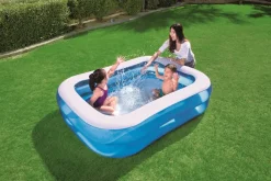 Basseng & Spabad^Bestway basseng rektangulært med 2 ringer 450 liter