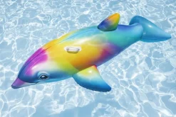Strand- & Badeleker^Bestway Dolphin Daydream badeleke 168 x 66 cm Flerfarget