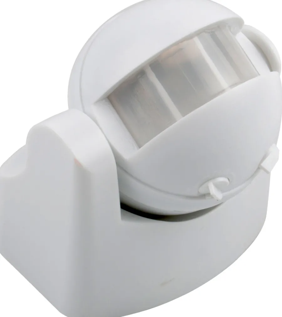 Sensorer^Elworks Bevegelsesensor 180° hvit IP44