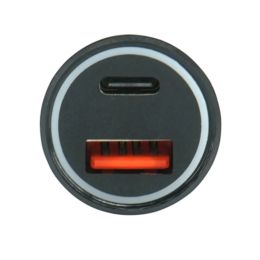 Lyd & Tilbehør Til Mobiltelefoner|Kabler & Adaptere^Autozone Biladapter 12/24 V -