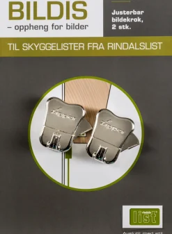 Boliginnredning|Lister^Rindalslist Bildeoppheng Bildis - 2 stk.