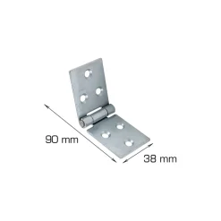 Grep & Hengsler^Home it Bladhengsel 38 x 90 mm - 2 stk.