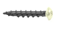 Skruer^Heco Blikkskrue 4,0 x 25 mm hvit - 25 stk.