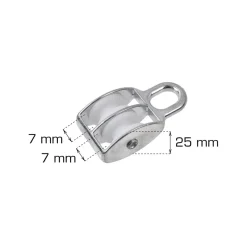 Kjettinger & Vaiere^Home it Blokkrulle dobbel elforsinket 7 mm