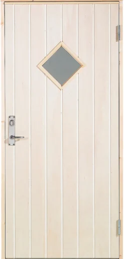 Dører & Karmer^ Boddør med vindu venstrehengt 94,8 x 205 cm