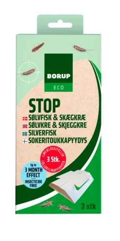 Feller^Borup ECO Stop sølvkre og skjeggkre 3 stk.