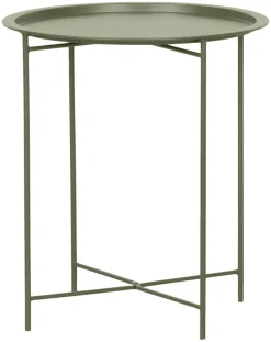 Sesongavslutning|Hagebord^Sunlife Brettbord Michigan stål Ø46,8 cm - ® Olivengrønn