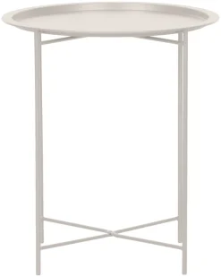 Sesongavslutning|Hagebord^Sunlife Brettbord Michigan stål Ø46,8 cm - ® Sandy grey