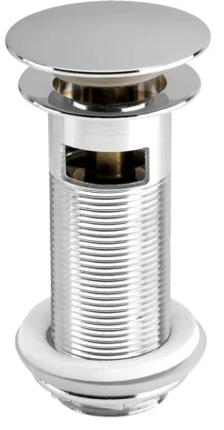 Reservedeler Til Servanter^ Bunnventil Push pop-up 1 1/4" krom