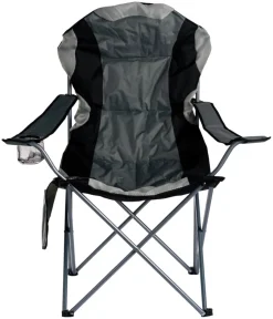 Sesongavslutning|Telt & Campingmøbler^Sunlife Campingstol m/koppholder Osaka – ® Grå/svart