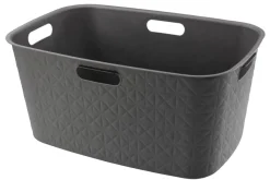 Skittentøyskurver|Tilbehør Til Badet^Curver kurv 45 liter Grå