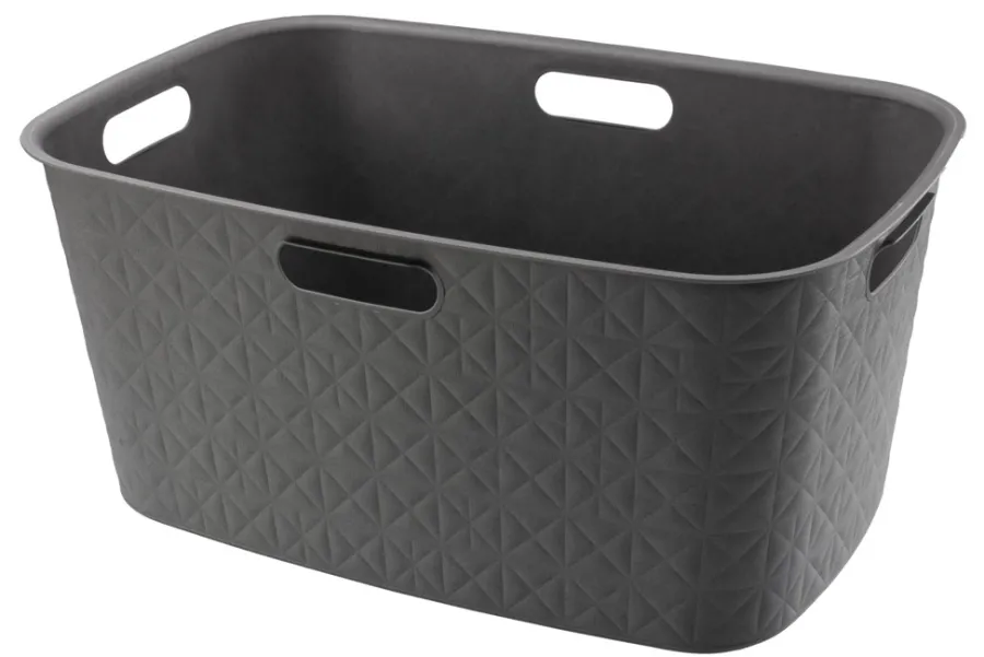 Skittentøyskurver|Tilbehør Til Badet^Curver kurv 45 liter Grå