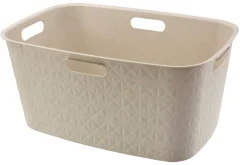 Skittentøyskurver|Tilbehør Til Badet^Curver kurv 45 liter Hvit