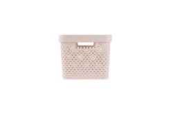 Oppbevaring^Curver Pure oppbevaringskurv 17 liter Rosa