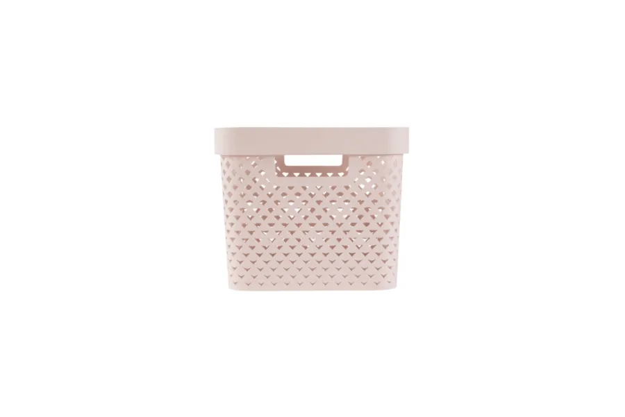 Oppbevaring^Curver Pure oppbevaringskurv 17 liter Rosa