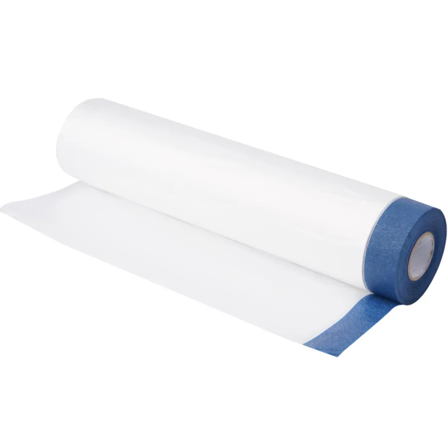 Maskering^Luxi Dekkfolie m/UV-tape 26 cm x 17 meter -