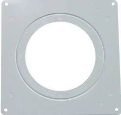 Ventilasjon^ Dekkplate Ø100/125 17,5 x 17,5 cm