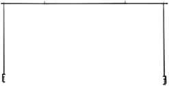 Sesongavslutning|Pynt & Festutstyr^Sunlife Dekorasjonsstativ Utah 130–250 x 110 cm – ® Svart