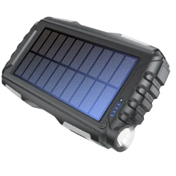 Lyd & Tilbehør Til Mobiltelefoner^Denver PSO-20010MK2 Solar Powerbank