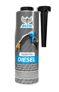 Rengjørings- & Poleringsmidler^Basta Dieseltilsetning 3-i-1 250 ml -