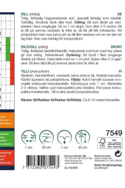 Frø^Weibulls Dill 'Mammut'