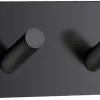 Håndkleholdere|Knagger & Knaggrekker^Beslagsboden Dobbel krok selvklebende 90 mm - matt svart