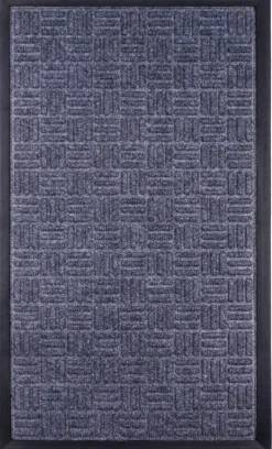 Dørmatter^ Dørmatte grå kunststoff 45 x 75 cm