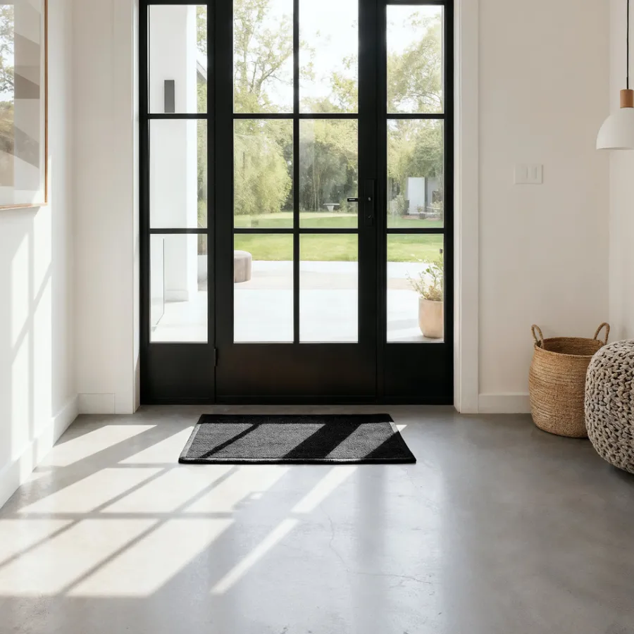 Dørmatter^ Dørmatte sisal 40 x 60 cm svart