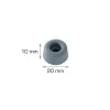 Dørstoppere^Home it Dørstopper gummi Ø20 x 10 mm 5 stk.