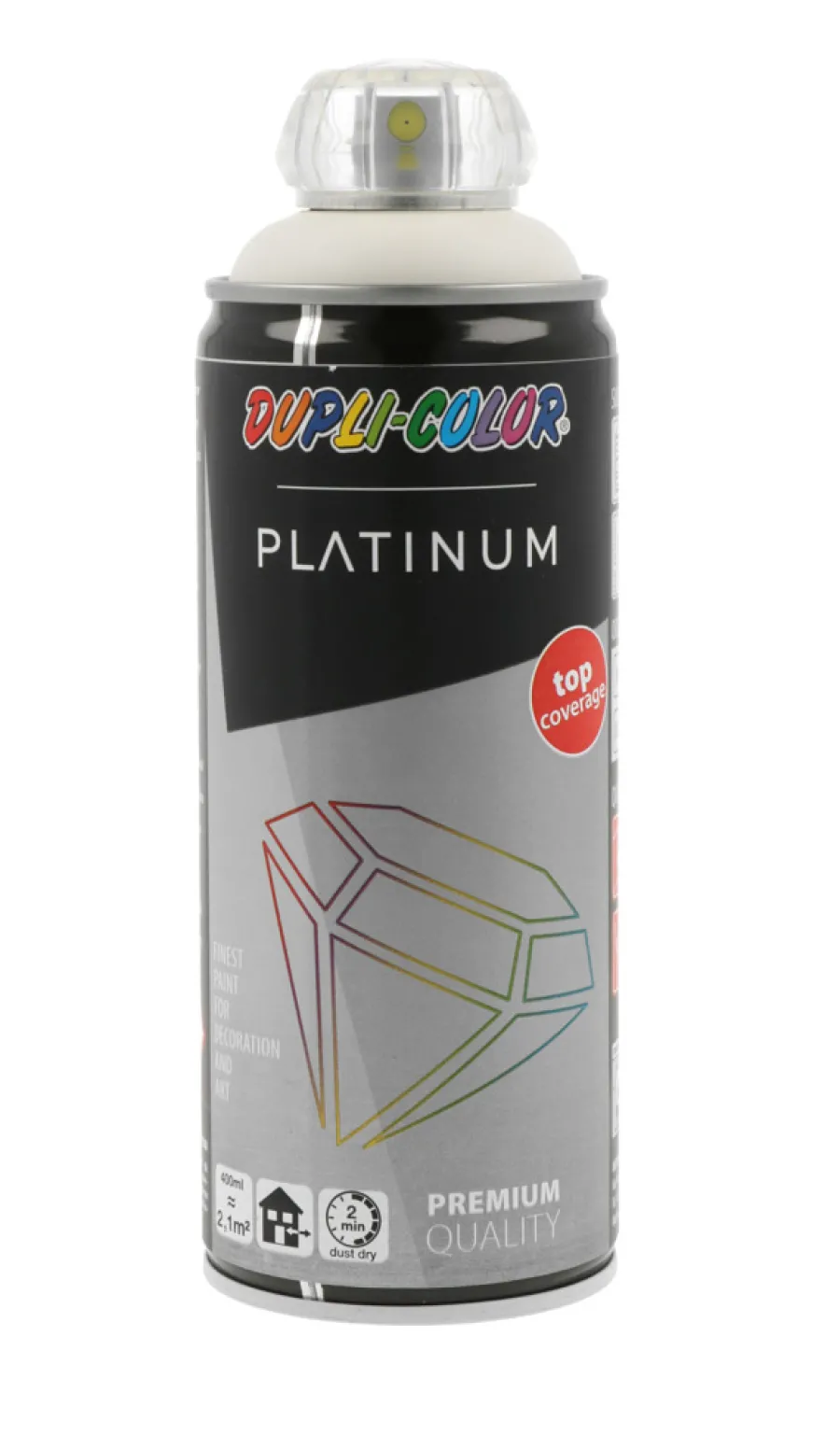 Spraymaling^Dupli-Color Platinum spraymaling matt Hvit