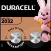 Knappcellebatterier^Duracell knappcellebatteri 2032 2-pk.