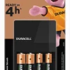 Oppladbare Batterier^Duracell lader til AA- og AAA-batterier