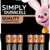 Batterier^Duracell Simply AAA alkaliske batterier 6-pk.