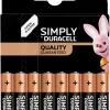 Batterier^Duracell Simply AAA-batteri 16-pk.