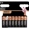 Batterier^Duracell Simply AA-batteri 16-pk.