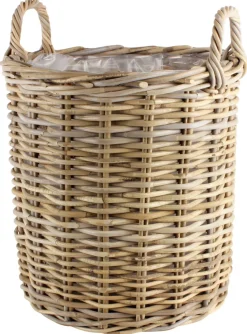 Krukker^Scan-Pot Ea kurv m/plast Ø40 x H40 cm -