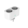 Smart Stikkontakter & Sensorer|Grenuttak & Skjøteledninger^Elworks Energimåler plugg m/timer wifi dobbeltstikk -